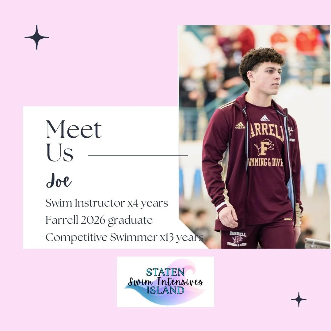 This guy!! Where to start. First off I think I know Joe since he's 3 years old. He has been swimming since he is 5.
Joe has been teaching with me for years, and when he offered to come work for me last summer doing the intensives I was overjoyed. 
Fu