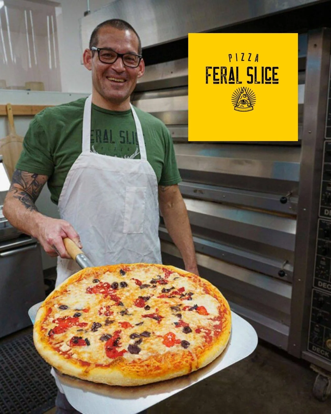 Meet the producers: Feral Slice Pizza! 

@feralslice is a family owned commercial kitchen making take and bake pizza in Clinton. Paul and Lila Sarkis started building their business throughout the COVID-19 pandemic, and prioritize taking care of thei
