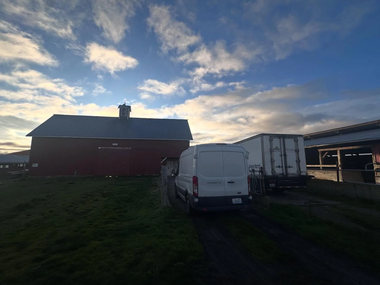 It&rsquo;s a beautiful morning to drop off farm fresh local food for Food Hub orders! The barn we use for aggregation was built in 1899. The legacy of agriculture in our community, spanning 126 years.