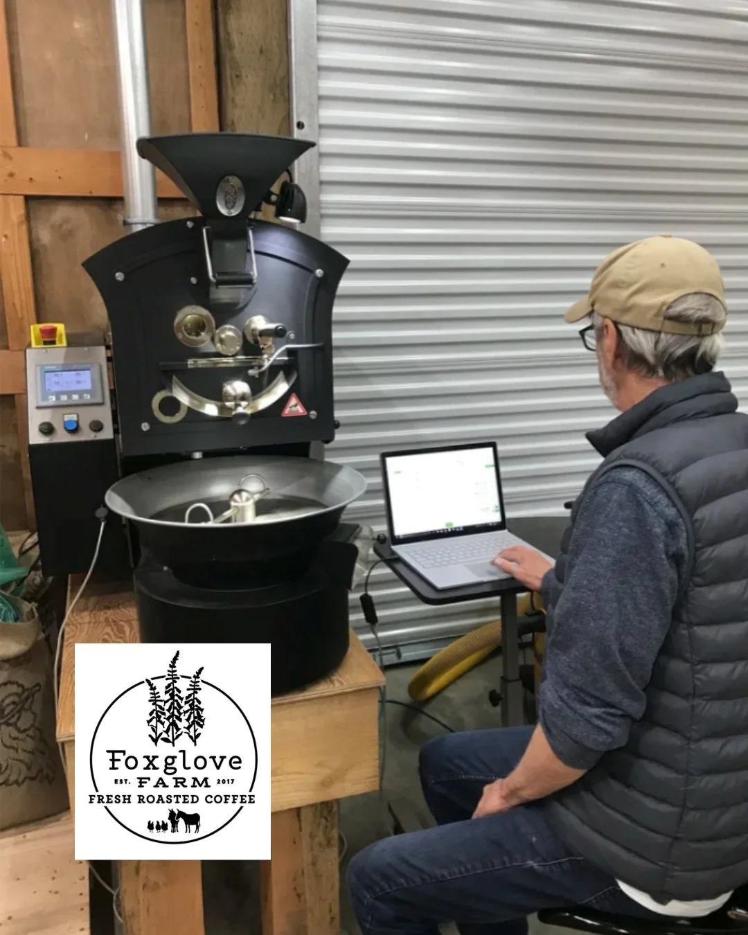 ☕ Meet the Producer: Foxglove Farm

Roasting out of Langley, Foxglove Farm brings an array of expertly crafted coffee blends to our Whidbey community. Founder Joe Monaghan draws on 40 years in the coffee industry and a deep love for the craft, sourci