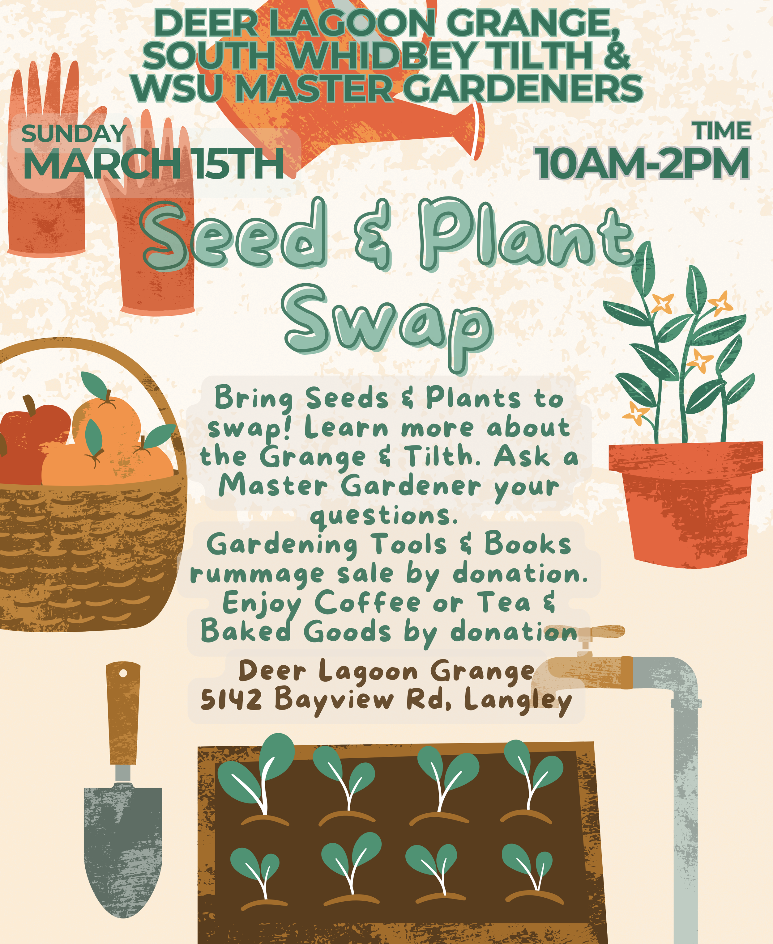 Seed Swap, plus plants
