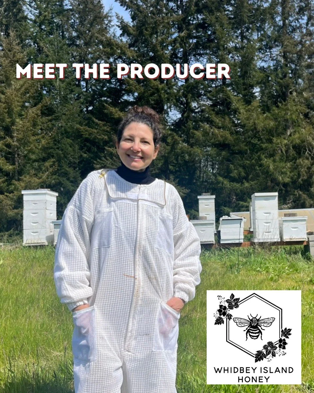 Meet the Producer: Whidbey Island Honey 🍯

If you&rsquo;ve spent time near Langley in spring and summer, you&rsquo;ve likely felt the quiet hum of something magical at work. That&rsquo;s the sound of Marie Fiore&rsquo;s bees&mdash;hard at work among
