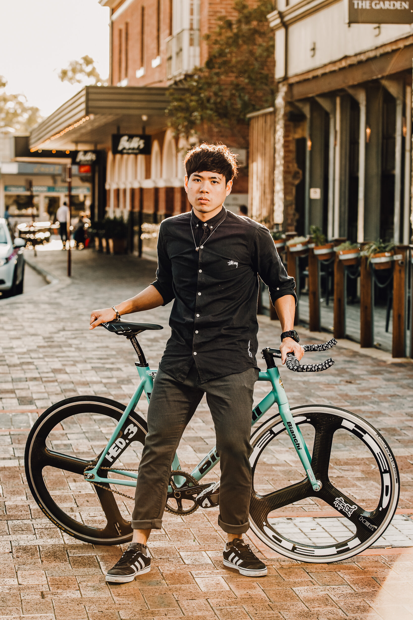 leederville-rider-portrait-full-length-bike-bicycle-sunset