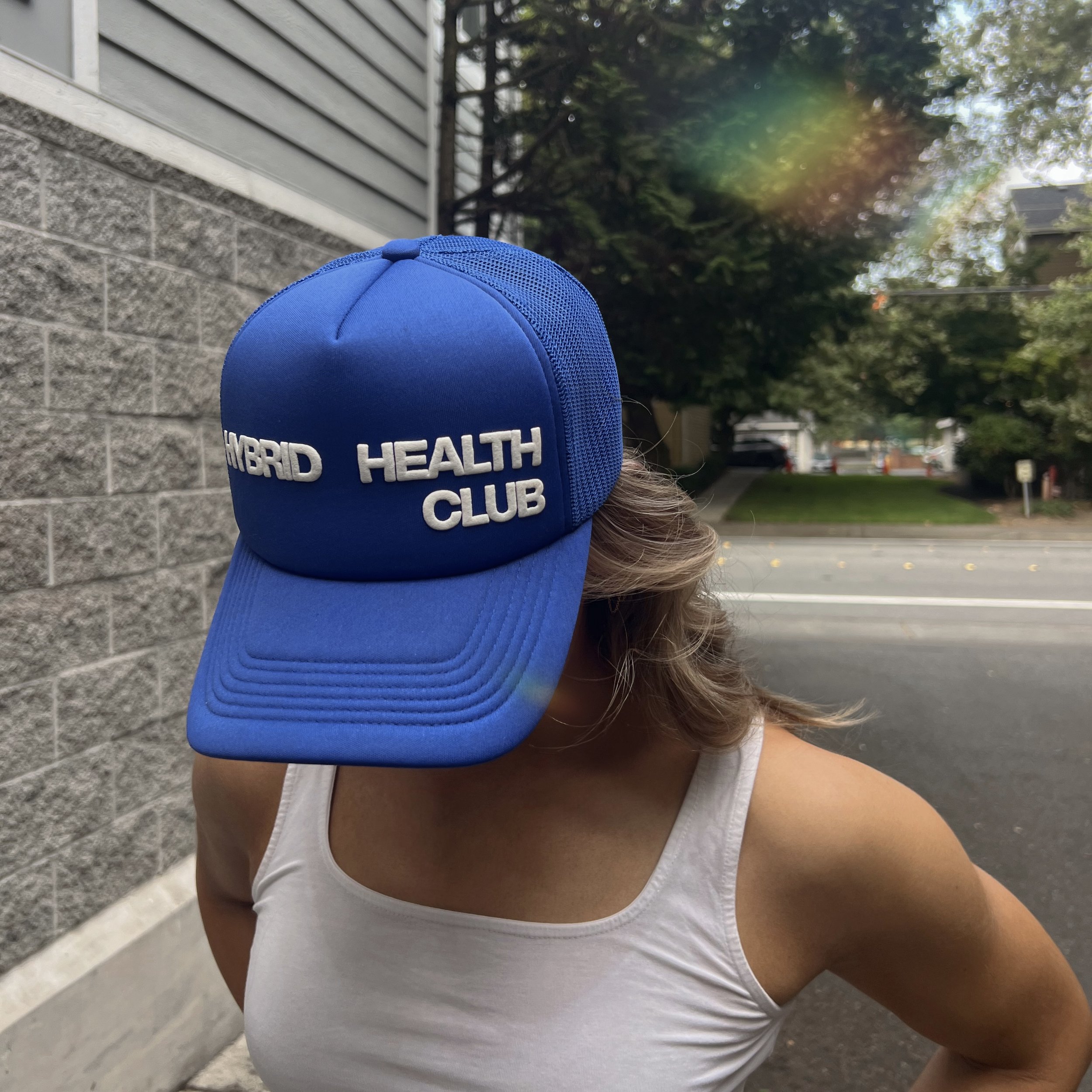 HHC TRUCKER HAT - BLUE