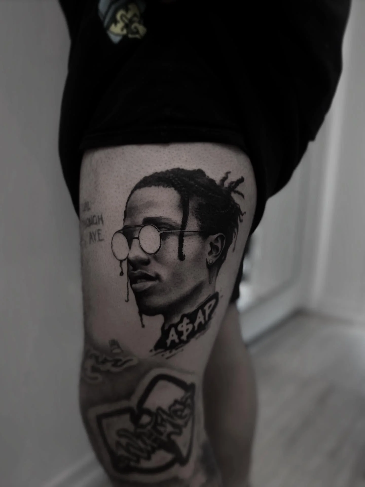 Still need to finish off this A$AP Rocky piece but still looks clean so far.