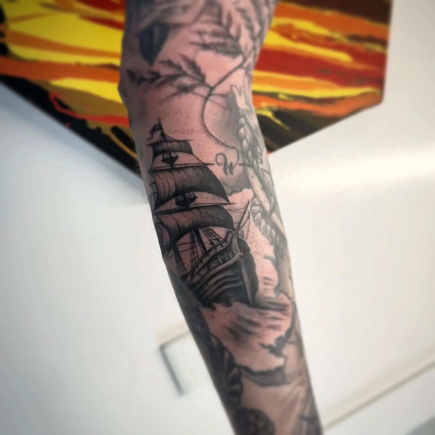 lil Ship gap filler. 
.
.
.
.
.
.
.
#tattoo #tattoolovers #art #realismtattoo