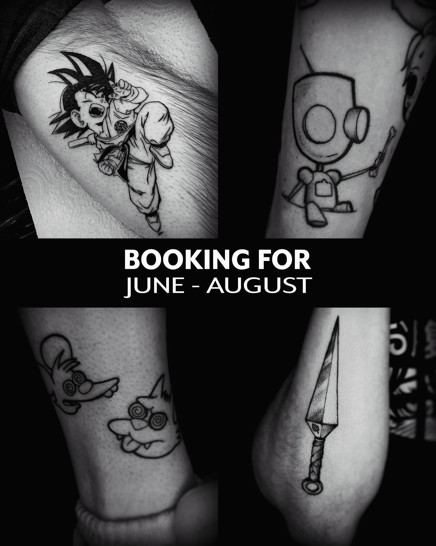 NOW TAKING BOOKINGS &mdash; JUNE TO AUGUST 2026

To secure a spot, DM or email me at rob@lineartattoo.com with:
&bull; Style + reference images
&bull; Desired size
&bull; Placement (please attach a clear photo of the area)
&bull; Budget range

The mo