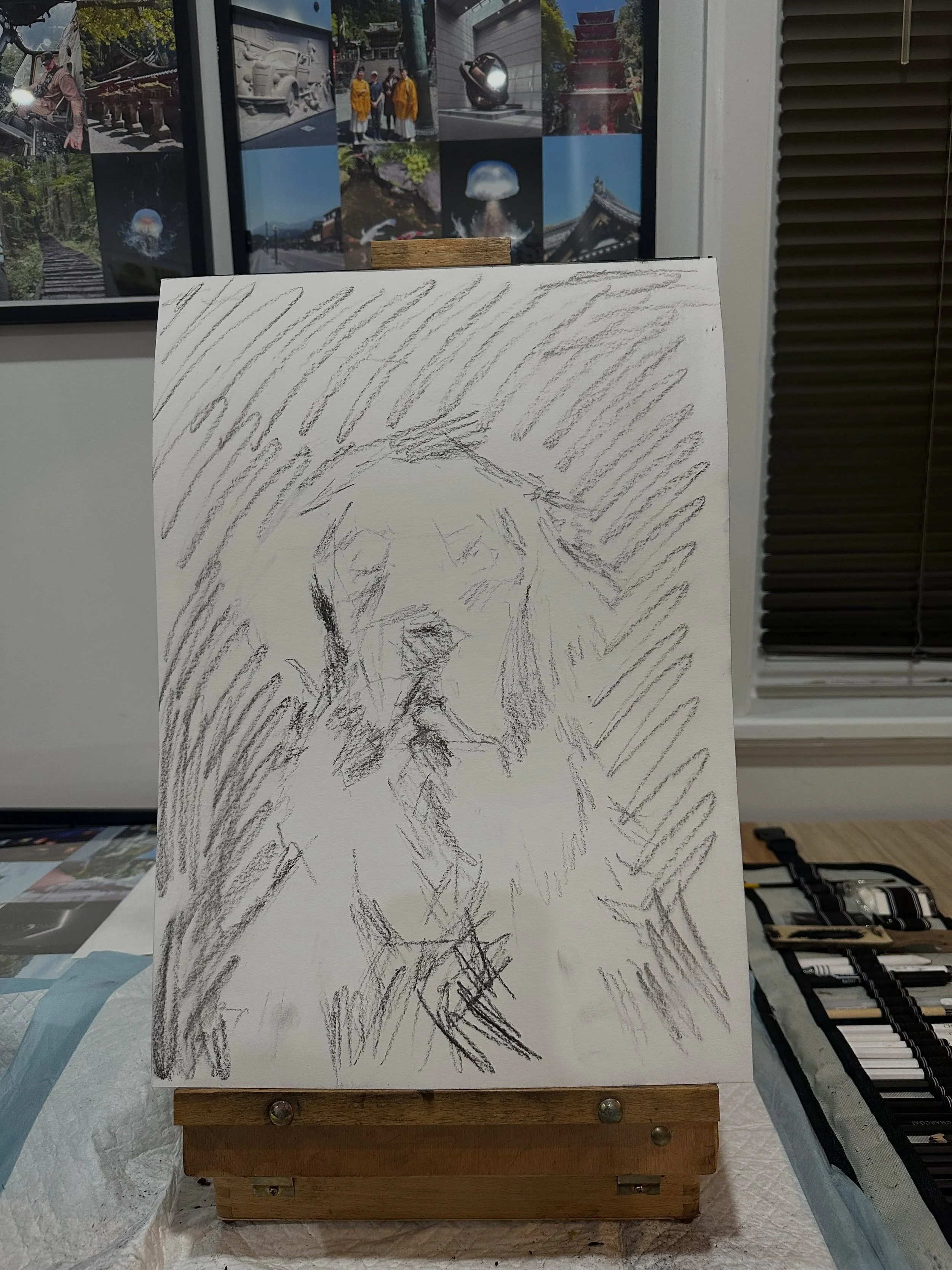 Charcoal sketch