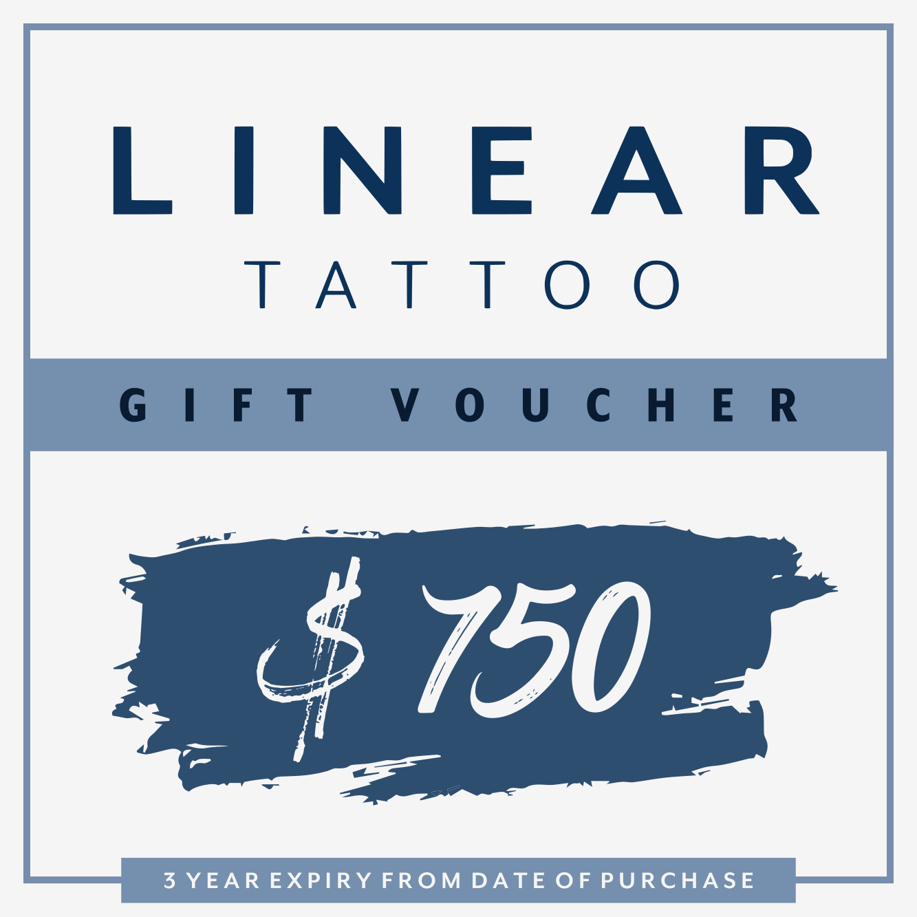 Linear Tattoo - DIGITAL GIFT VOUCHER