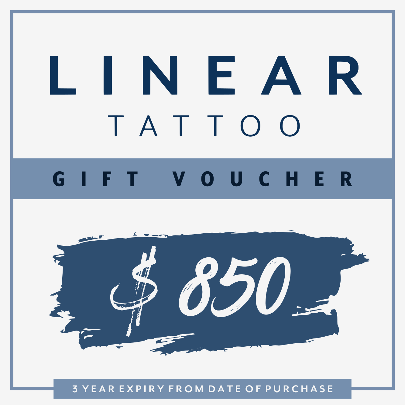 Linear Tattoo - DIGITAL GIFT VOUCHER