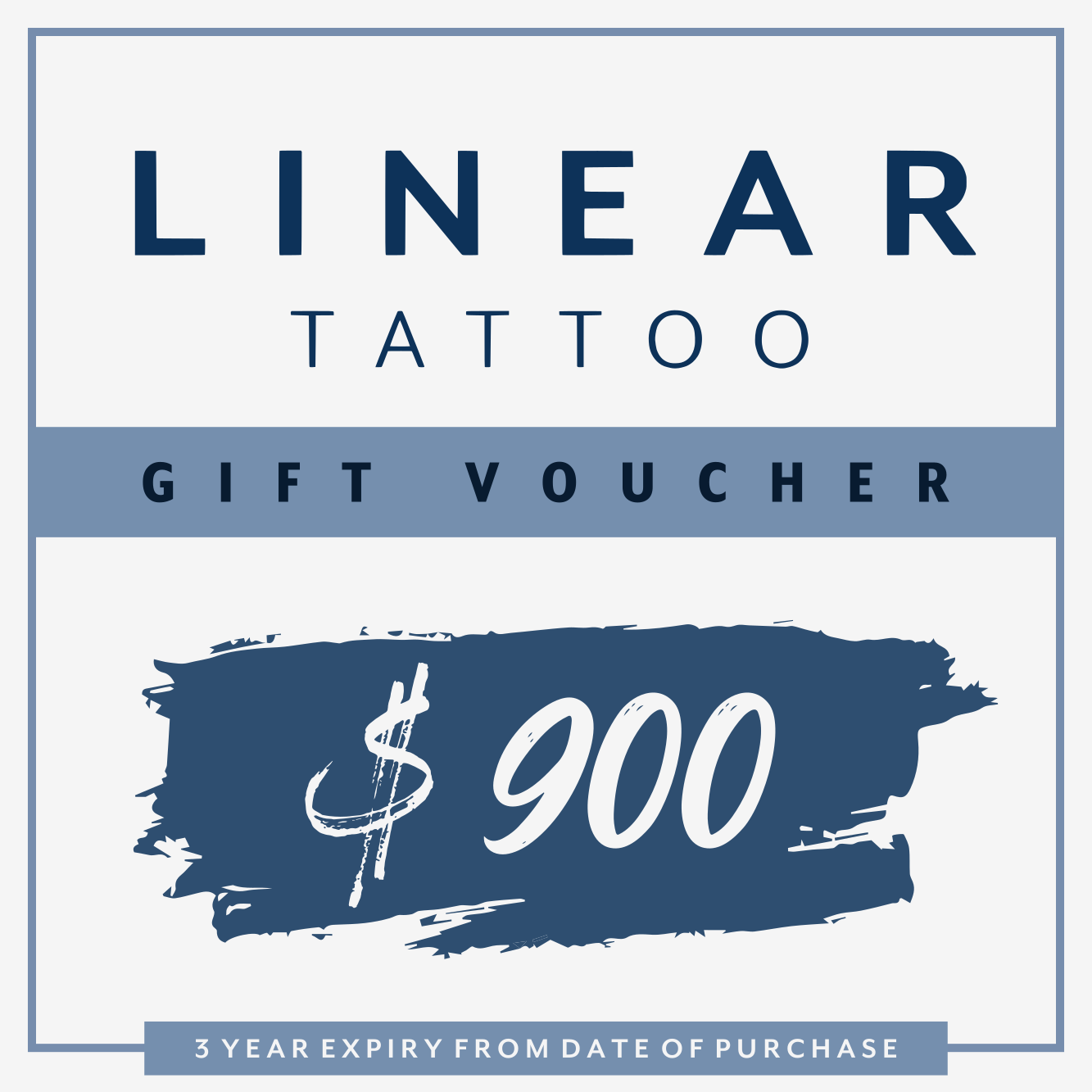 Linear Tattoo - DIGITAL GIFT VOUCHER