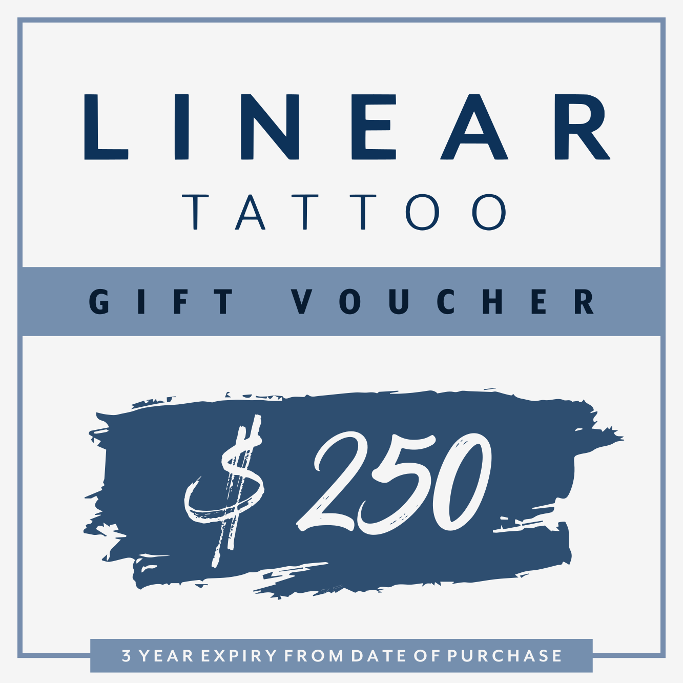 Linear Tattoo - DIGITAL GIFT VOUCHER