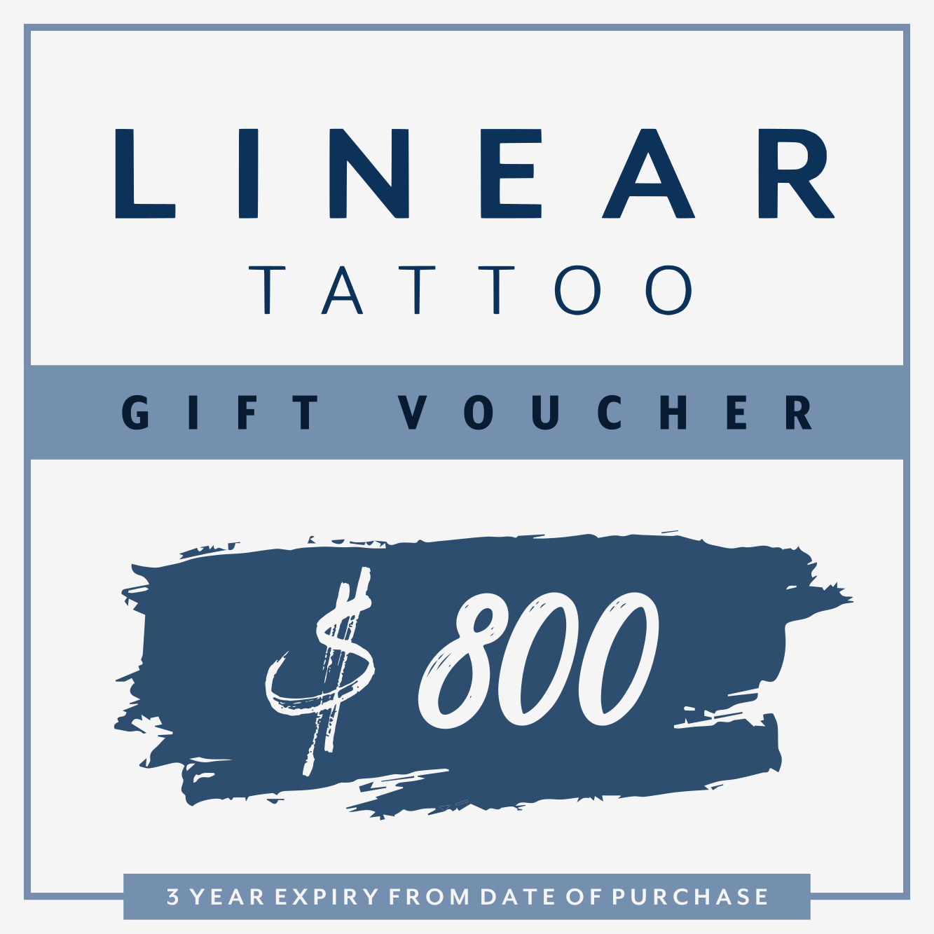 Linear Tattoo - DIGITAL GIFT VOUCHER
