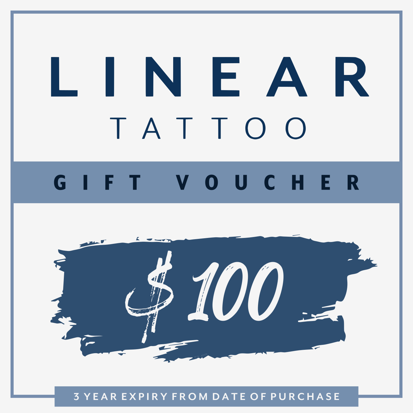 Linear Tattoo - DIGITAL GIFT VOUCHER