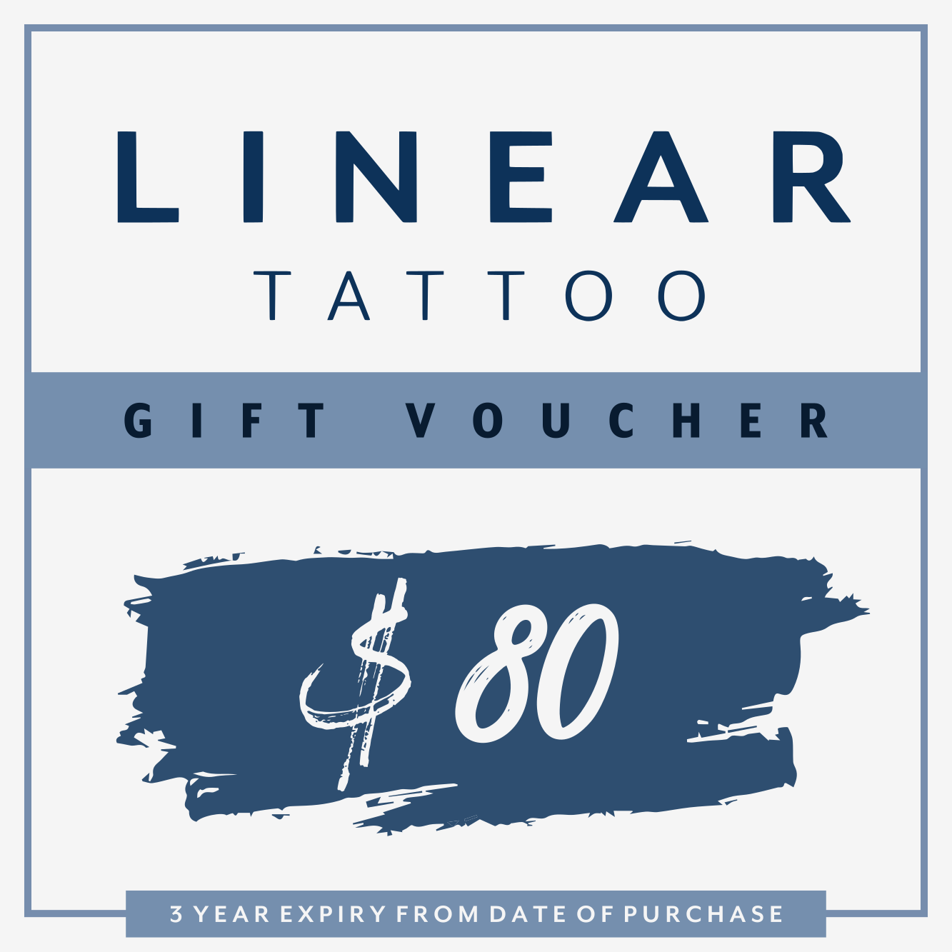 Linear Tattoo - DIGITAL GIFT VOUCHER