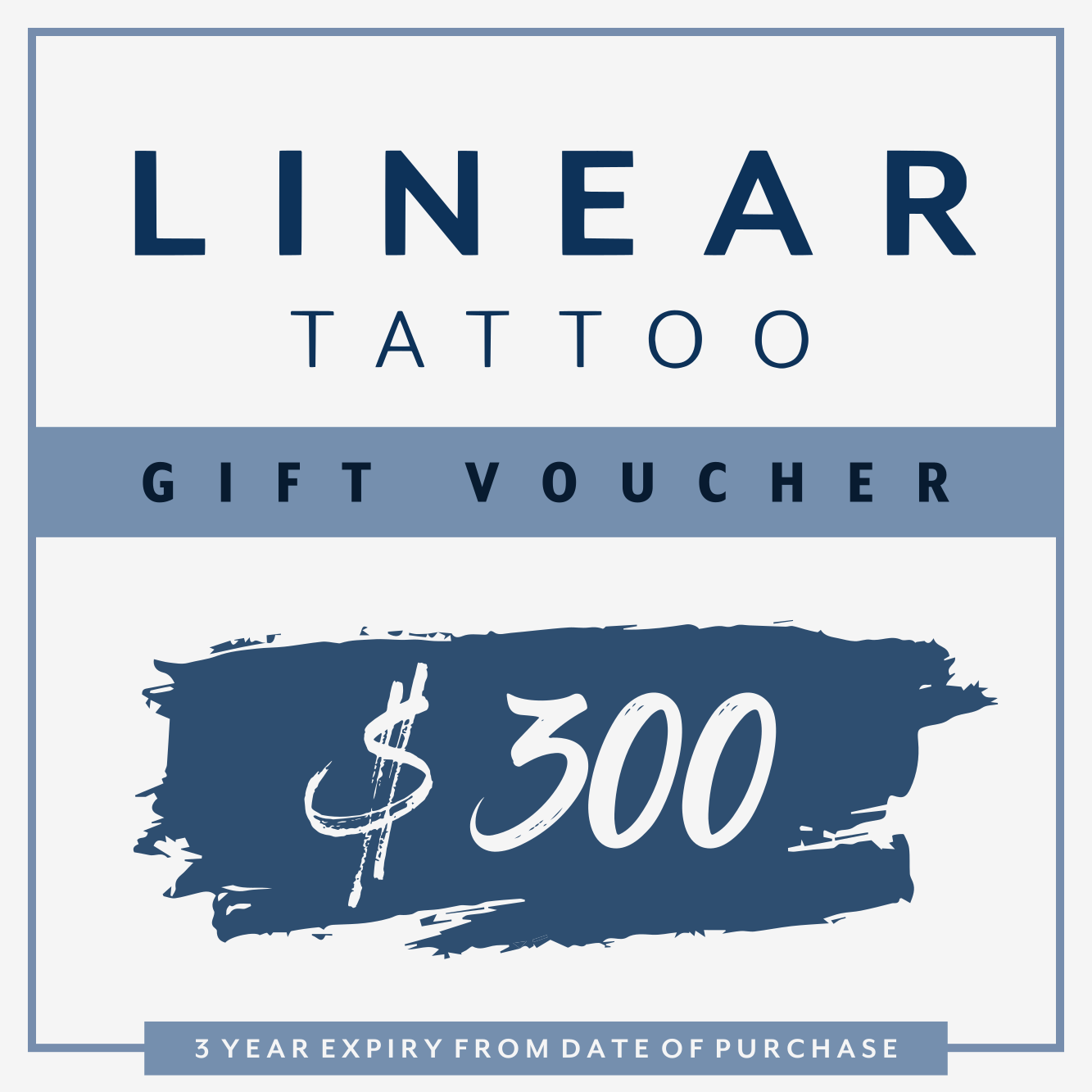 Linear Tattoo - DIGITAL GIFT VOUCHER