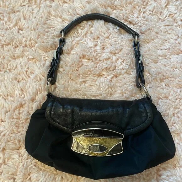 Prada Nylon & Leather Shoulder Bag — HollyClosetCase