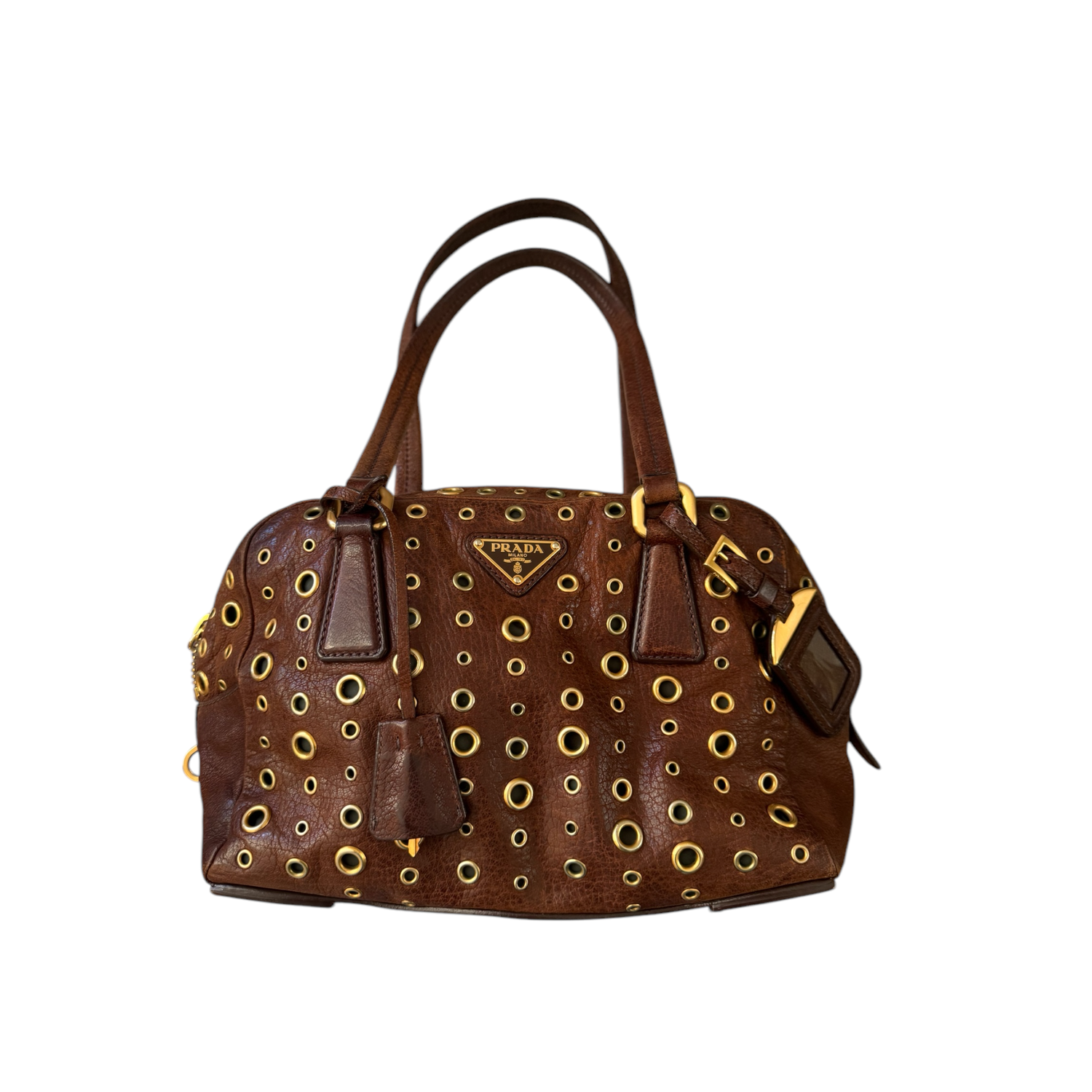 バッグ PRADA Archive 90s Grommet Shoulder Bag PRADA Archive 90s Grommet Shoulder Bag - メルカリ