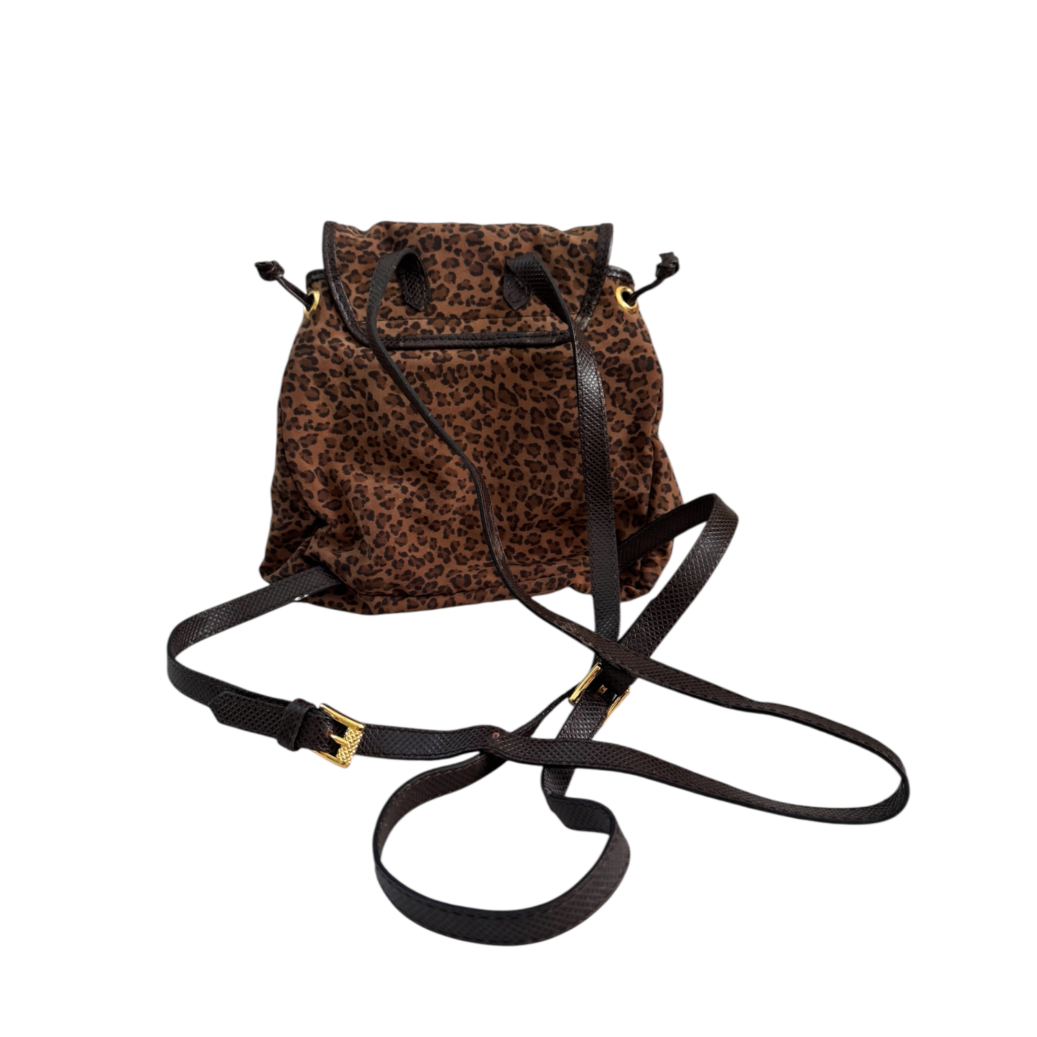 Bottega Veneta Mini Leopard Print Backpack — HollyClosetCase