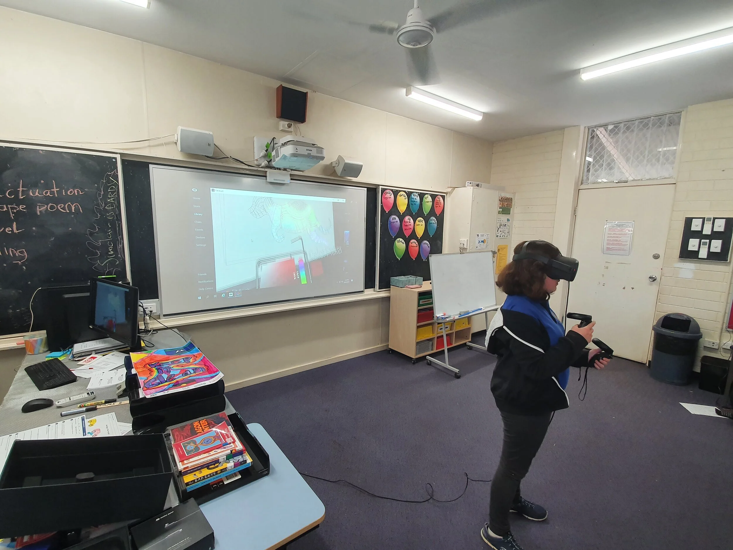 STUDENTS FROM MARBLE BAR SHOWCASE VR ARTWORK