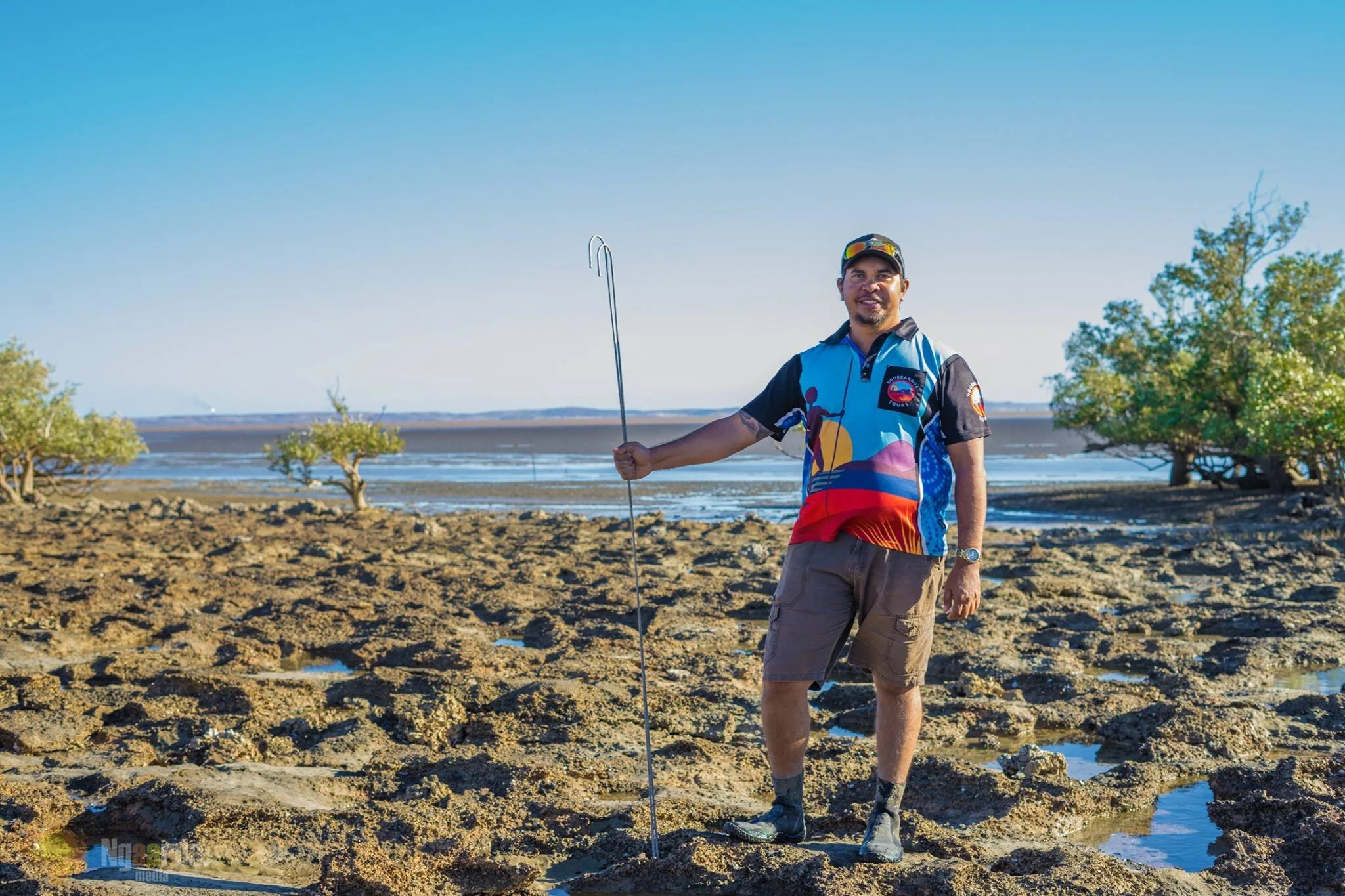 HISTORIC UNDERWATER ROCK ART FOUND BY NGURRANGGA TOURS FOUNDER CLINTON WALKER