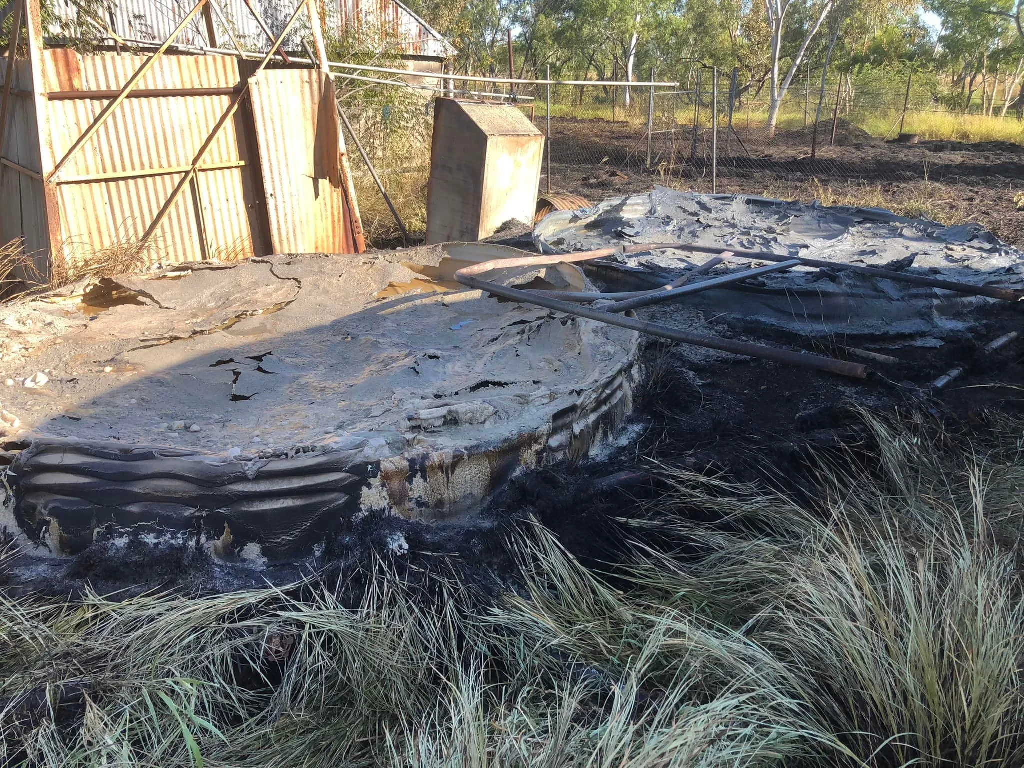  FIRE AT FITZROY VALLEY RODEO GROUNDS