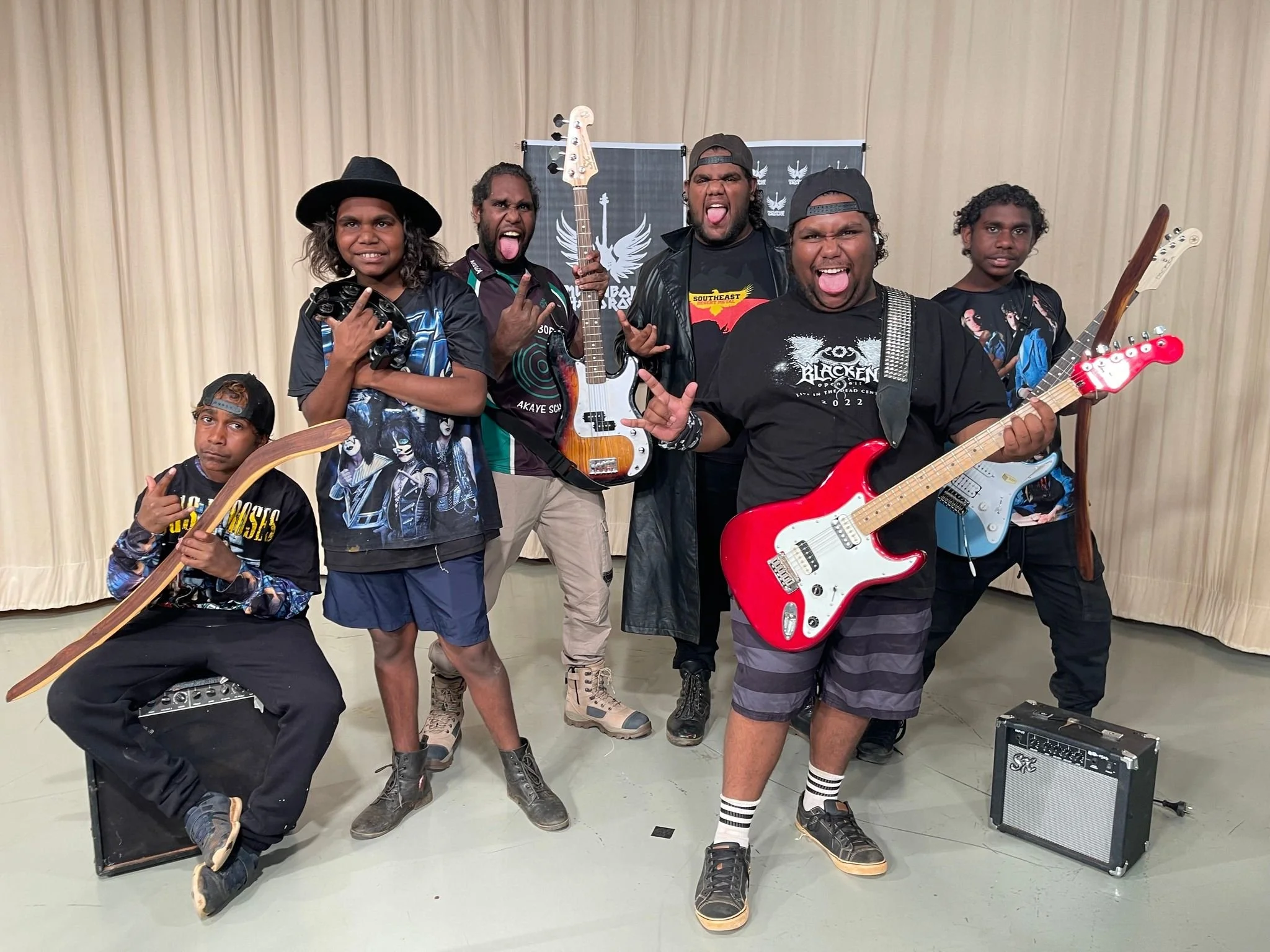 HARD ROCKING TEENS TO OPEN FOR THEIR HEROES