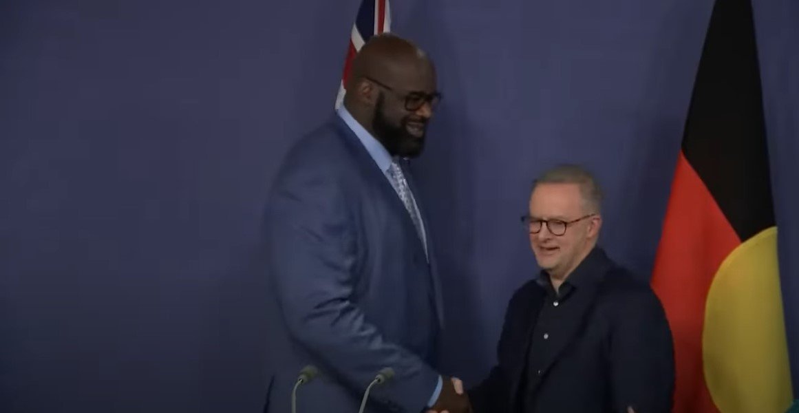 FOUL CALLED ON ALBO AND SHAQ APPEARANCE