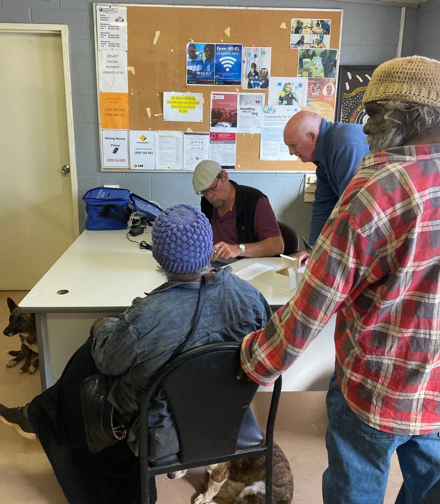 FLYING POLLING BOOTHS ARE A HIT