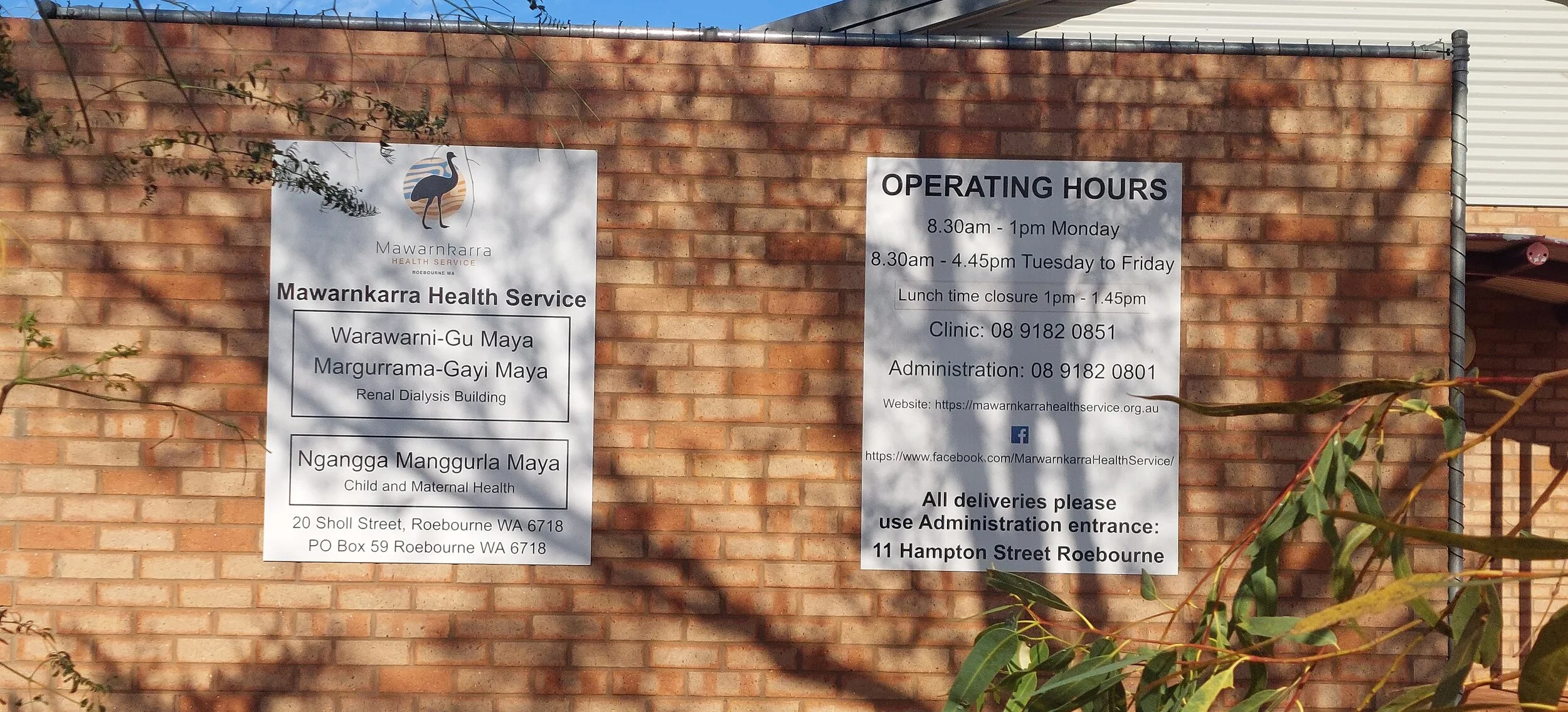 ROEBOURNE DIALYSIS CONFUSION CLEARED UP