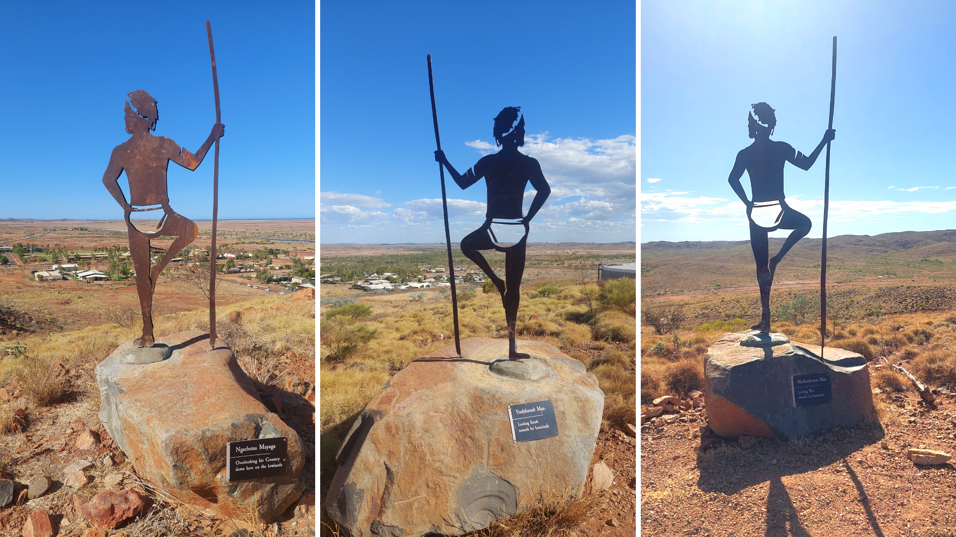 ROEBOURNE STATUES REINSTALLED