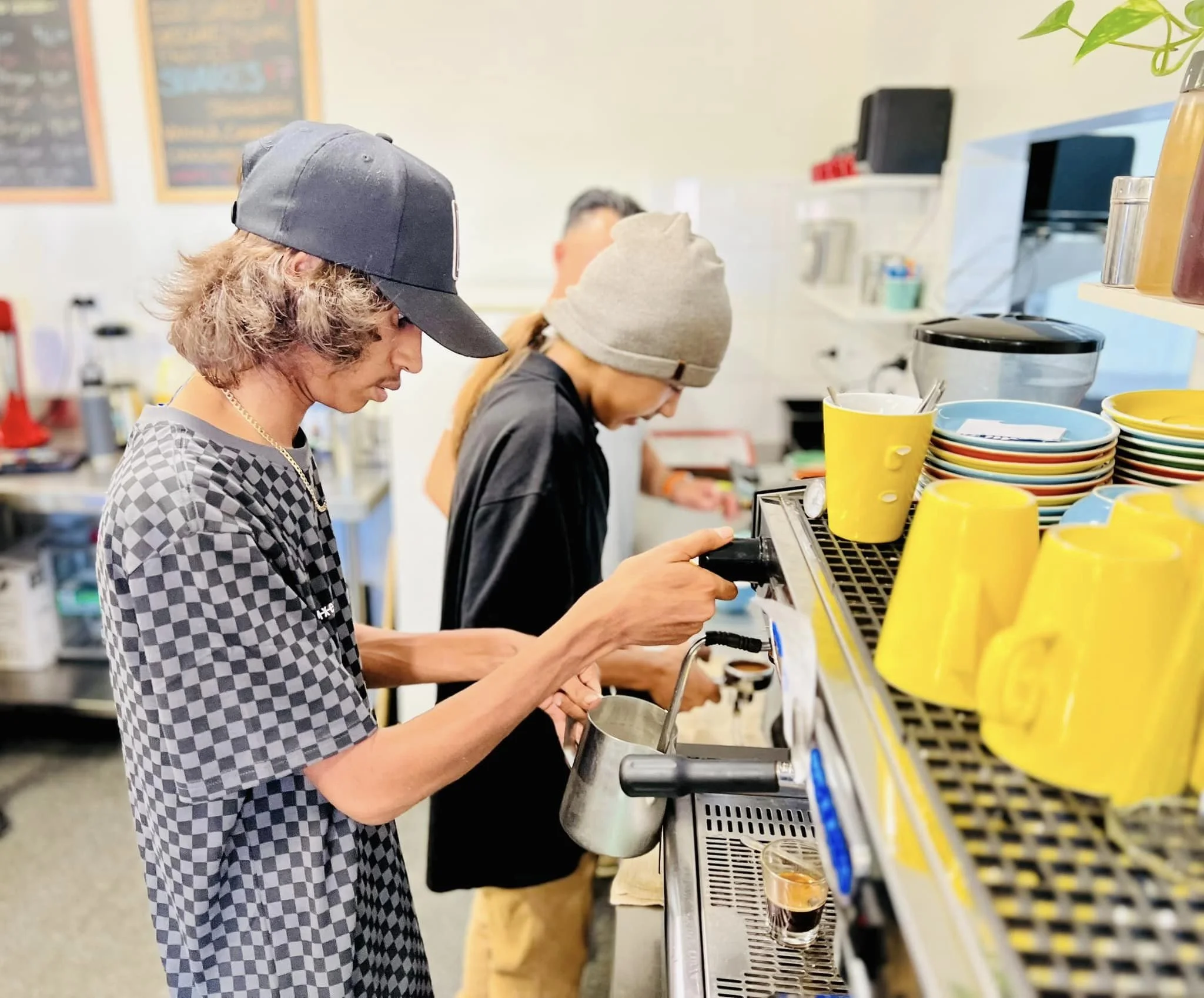 ROEBOURNE LOCALS LEARN COFFEE MAKING SKILLS