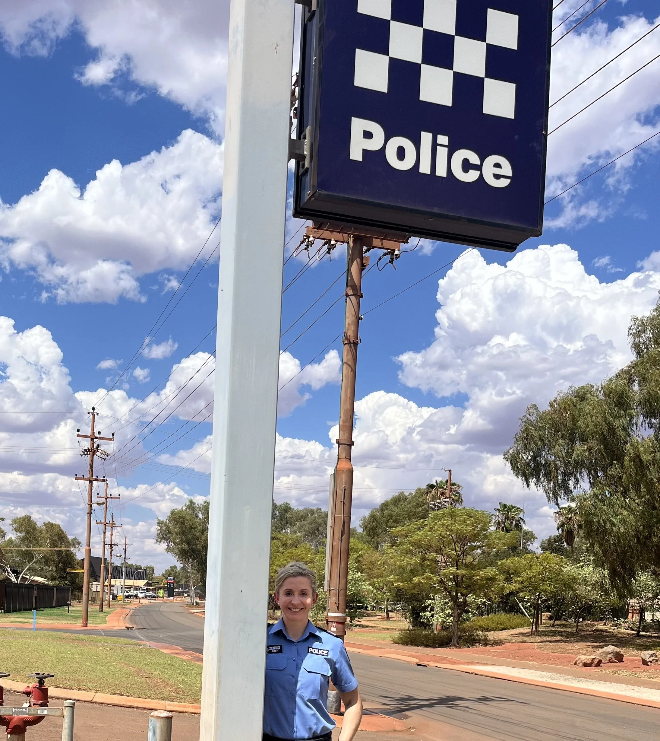 NEW WOMAN LEADS NEWMAN POLICE