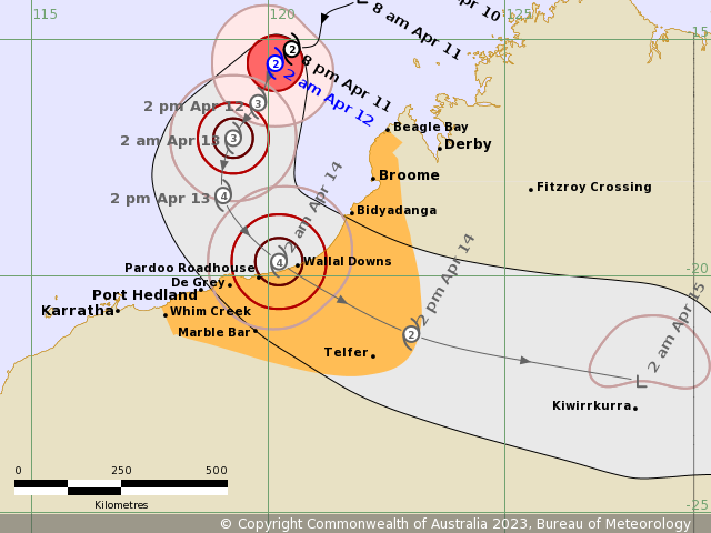 CYCLONE ILSA HAS ‘HIGH CHANCE’ OF TURNING ‘SEVERE’
