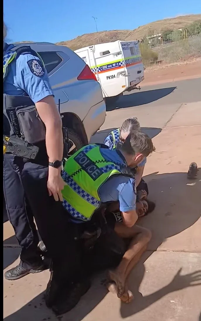 COMMUNITY ANGER AFTER VIDEO SHOWS POLICE DROPPING YOUNG WOMAN DURING ARREST