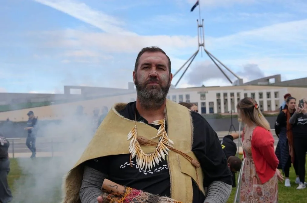 Walk for Truth leader says national truth-telling push must continue after Parliament House meeting