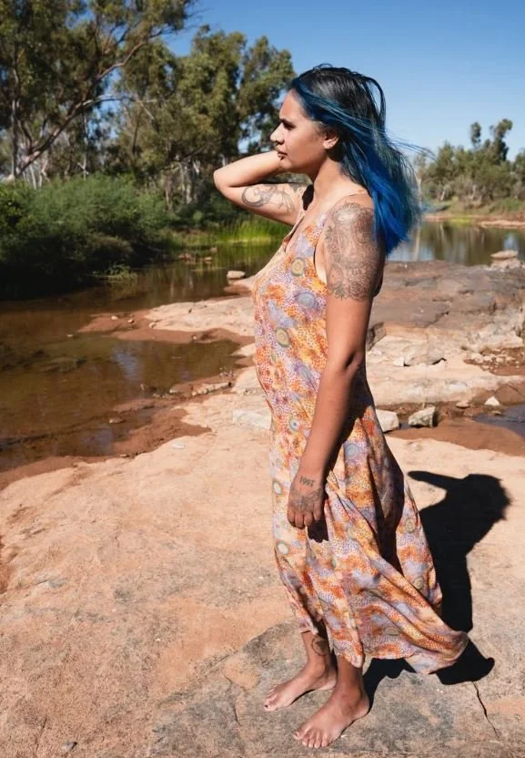 Pilbara stories and family legacy stitched into Jina-Jina’s Darwin runway collection