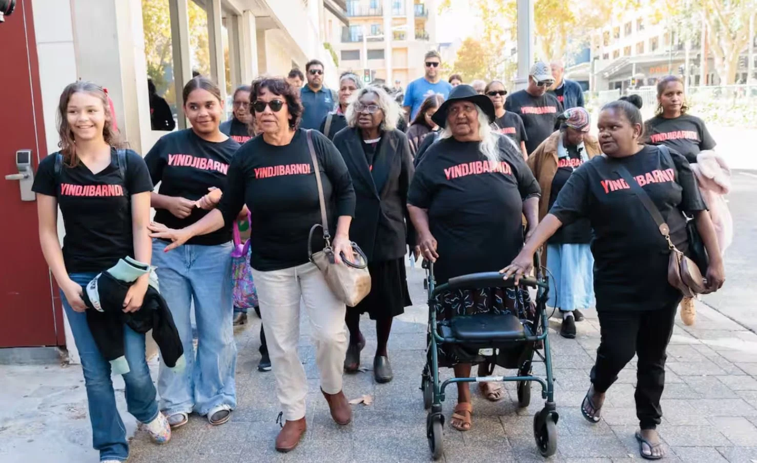 Yindjibarndi Nation outside Federal Court in May 2026