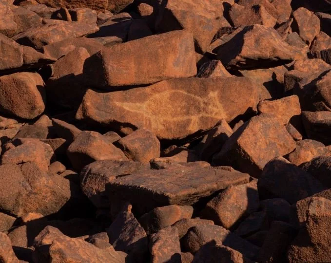 An access road to the Murujuga National Park - internationally recognised for its rock art sites, could soon be sealed.