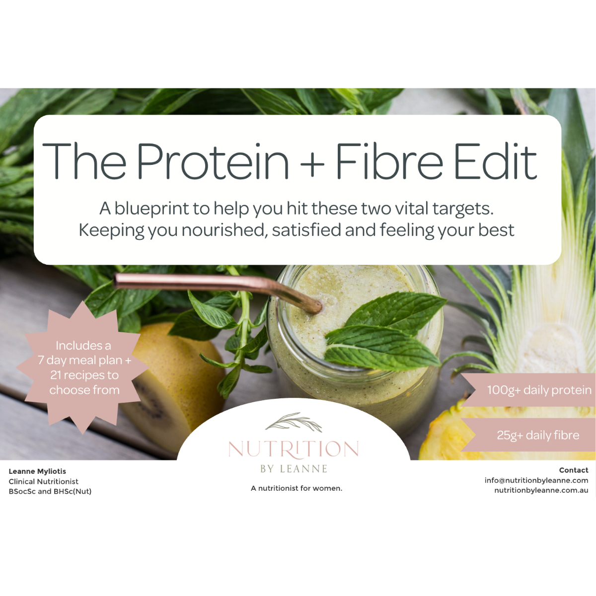 Protein + Fibre Edit eBook
