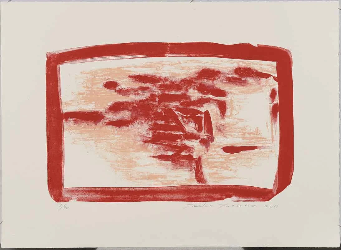 2011-P011　
AIWIP-11
2011　
lithograph on paperr 　1/35
131.0×48.0（47.0×65.0）cm
版画工房IDEM［パリ］制作　作家