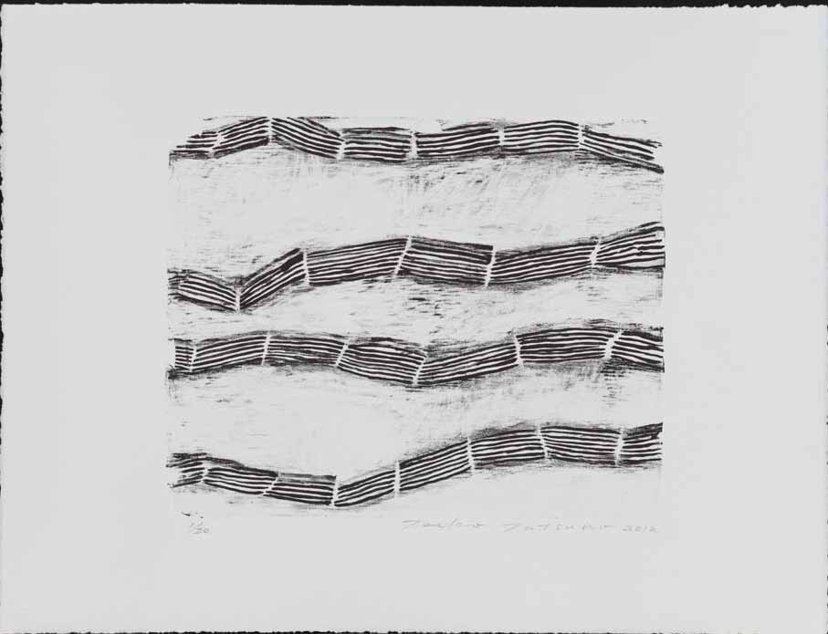 2012-P001　
AIWIP-20
2012　
lithograph on paper 　1/40
32.0×40.0（50.0×66.0）cm
版画工房IDEM［パリ］制作　作家