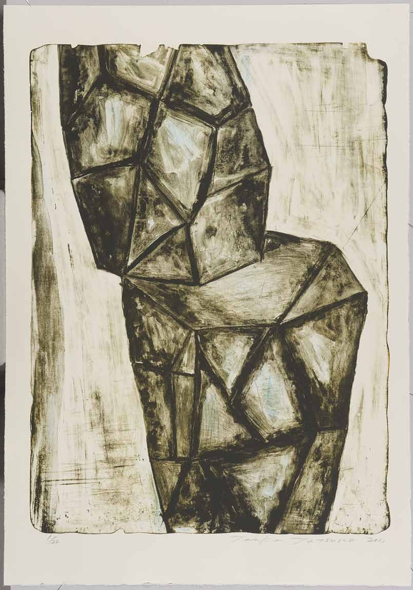 2011-P019　
AIWIP-19
2011　
lithograph on paper　 1/22
80.0×59.0（95.0×67.0）cm
版画工房IDEM［パリ］制作　作家