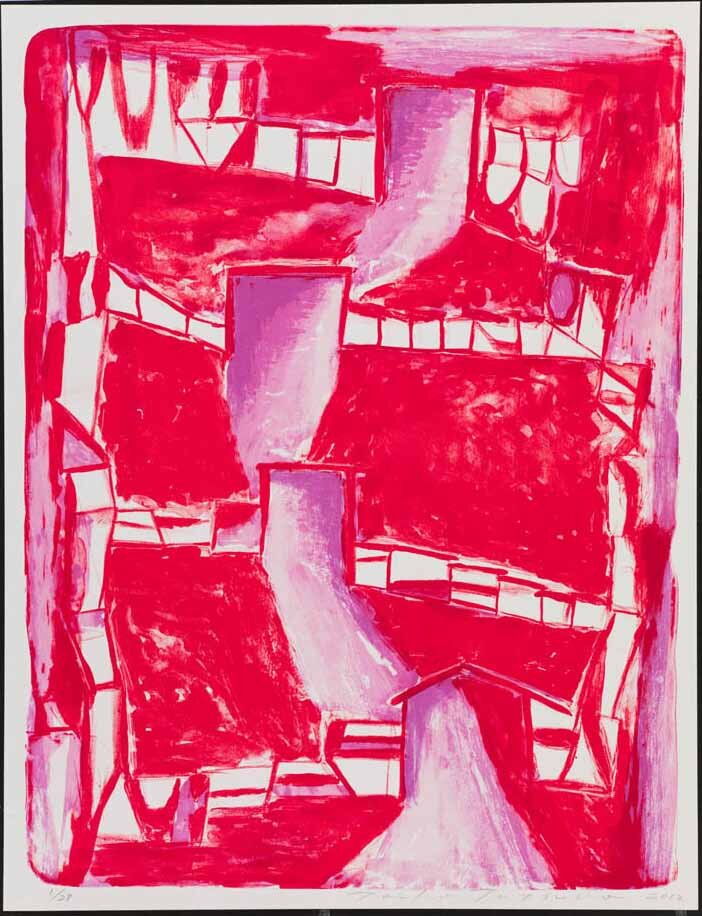 2012-P008　
AIWIP-27
2012　
lithograph on paper　1/28
69.5×53.0（73.0×56.3）cm
版画工房IDEM［パリ］制作　作家