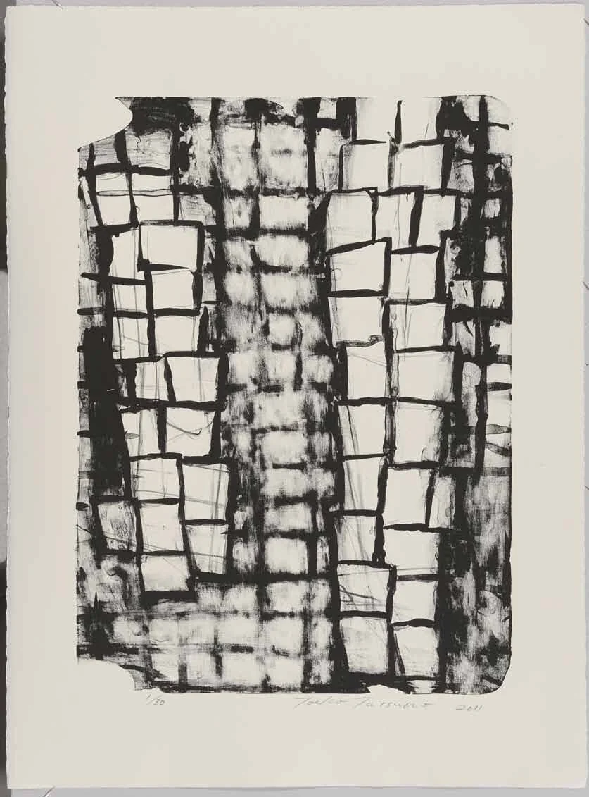 2011-P006　
AIWIP-6
2011　
lithograph on paperr 　1/30
58.5×42.5（76.5×56.5）cm
版画工房IDEM［パリ］制作　作家