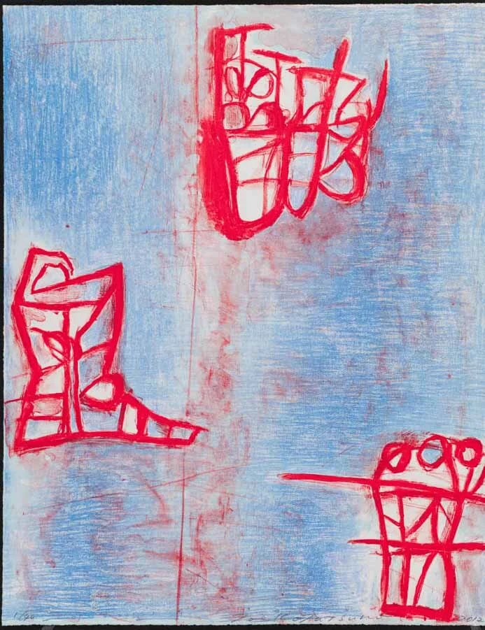 2012-P004　
AIWIP-23
2012　
lithograph on paper　1/40
65.0×51.0（65.0×51.0）cm
版画工房IDEM［パリ］制作　作家