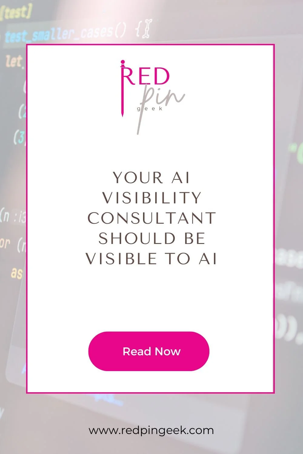 Your AI Visibility Consultant Should Be Visible to AI