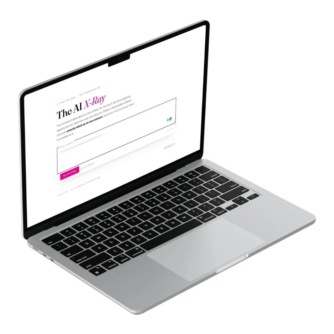 open laptop with the AI X-Ray tool