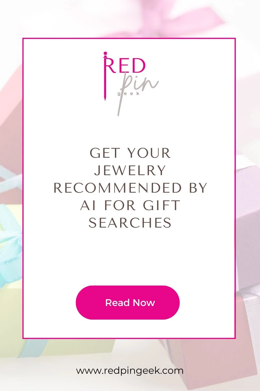 promotional blog post graphic for get your jewelry recommended by AI for gift searches