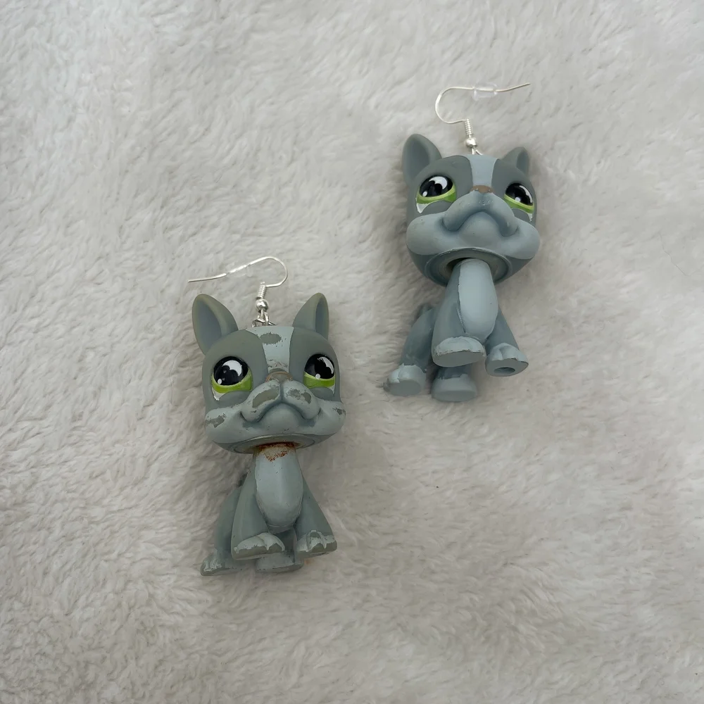 littlest pet shop pitbull earrings — MEG CLEMMENSEN